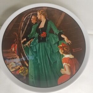 Knowles Collector Plate Mother's Day 1984 Grandma's Courting Dress Excellent 8.5